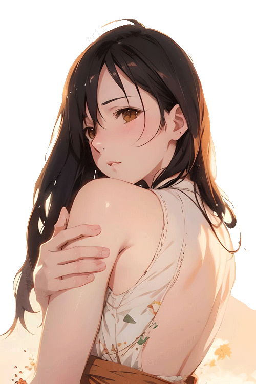 見返り美人(AI)