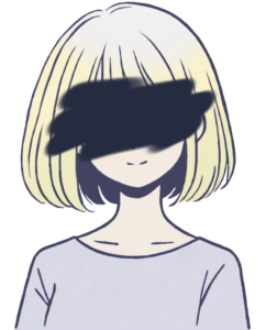微笑む女の子(AI)